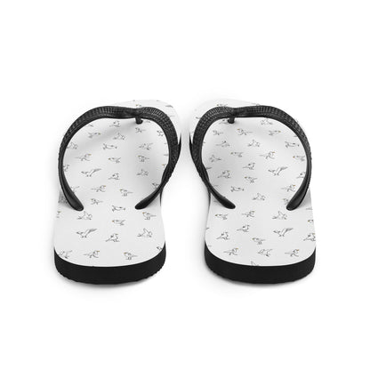 Flip-Flops - White & Black