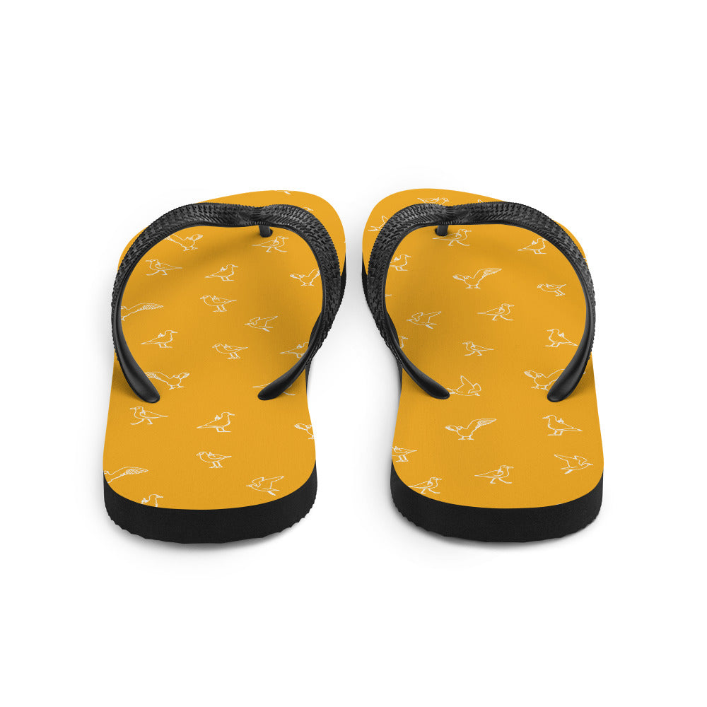 Flip-Flops - Orange & Black