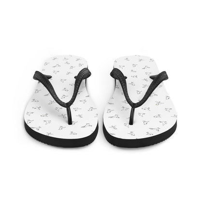 Flip-Flops - White & Black