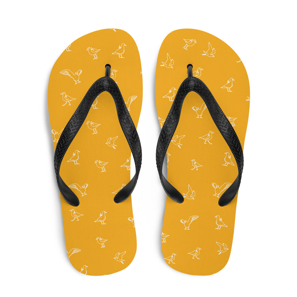 Flip-Flops - Orange & Black